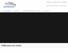 Tablet Screenshot of aheim.com